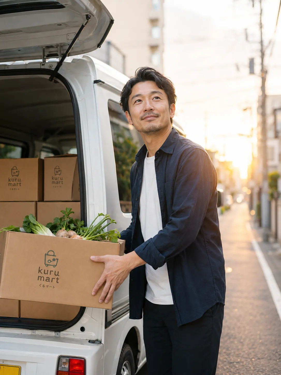 開業したばかりのオーナー